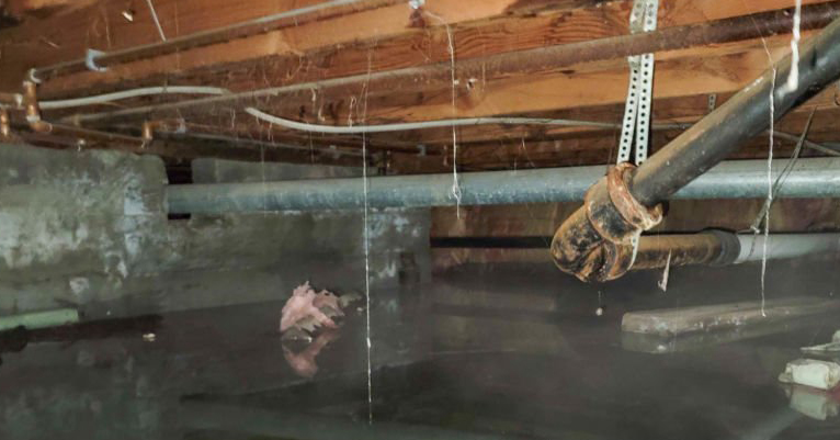 Causes of Standing Water in Crawl Space